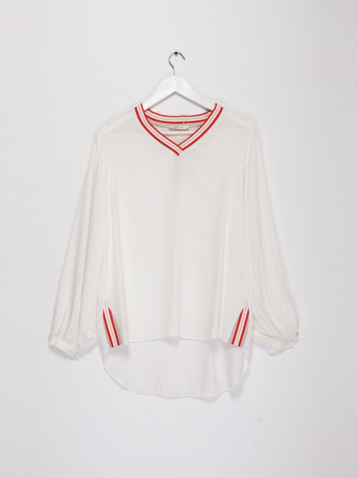 Блуза Sassofono модель A202-SF-201111-1 МОЛОЧНИЙ Фото