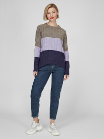 Свитер Sassofono модель A201-SC-5096-3, Фіолетовий Фото