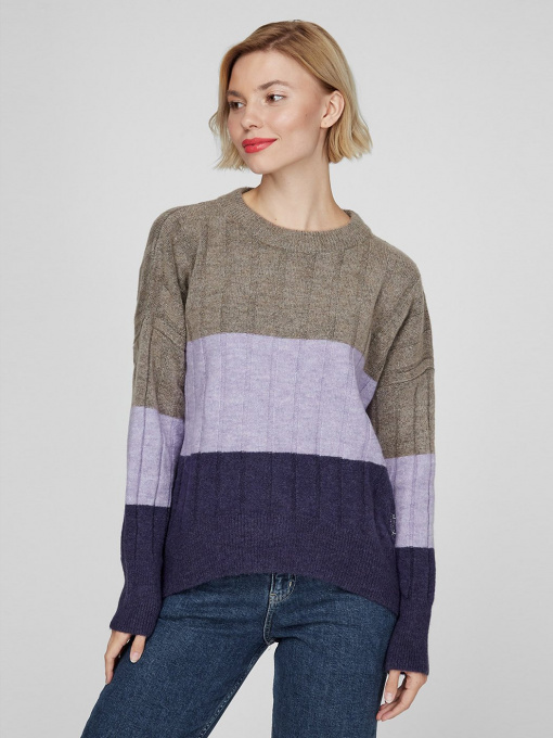 Свитер Sassofono модель A201-SC-5096-3, Фіолетовий Фото