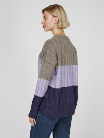 Свитер Sassofono модель A201-SC-5096-3, Фіолетовий Свитер Sassofono модель A201-SC-5096-3, Фіолетовий Фото