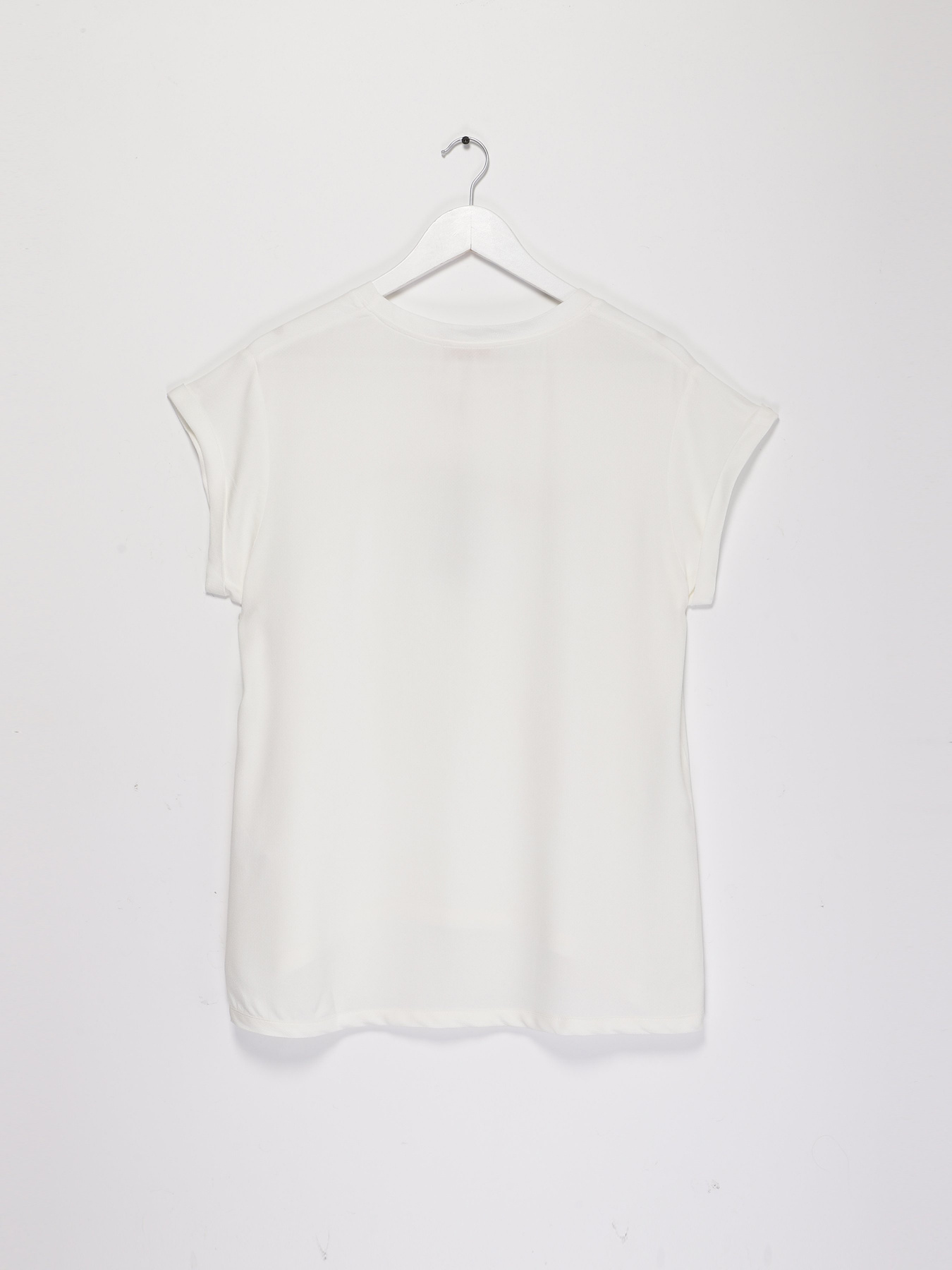 Футболка Sassofono модель A202-SF-207111-6 МОЛОЧНИЙ-ПУДРОВИЙ Фото