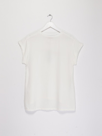 Футболка Sassofono модель A202-SF-207111-6 МОЛОЧНИЙ-ПУДРОВИЙ Фото