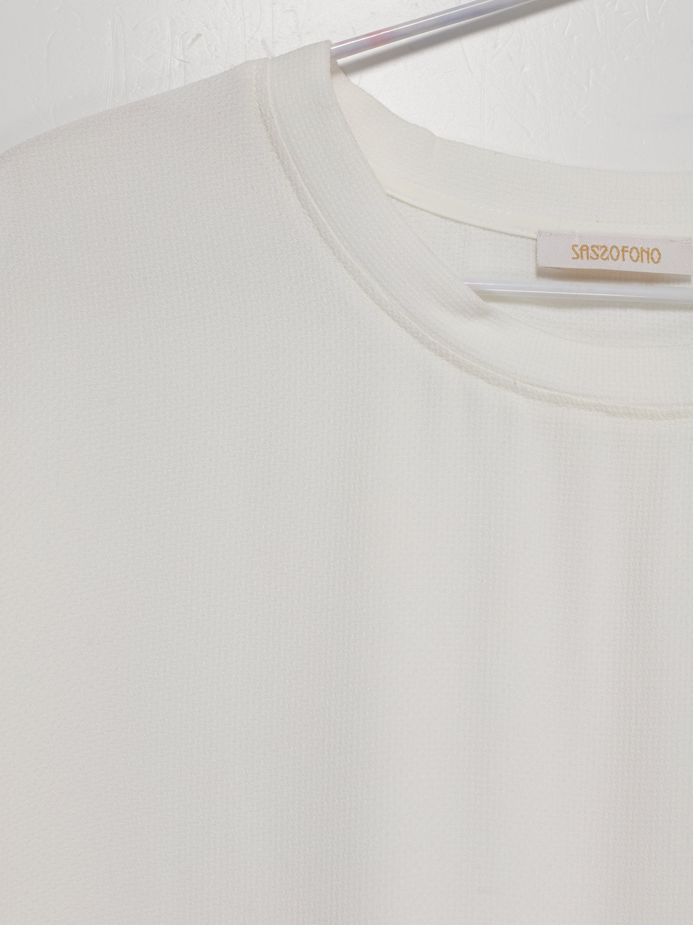 Футболка Sassofono модель A202-SF-207111-6X МОЛОЧНИЙ Фото