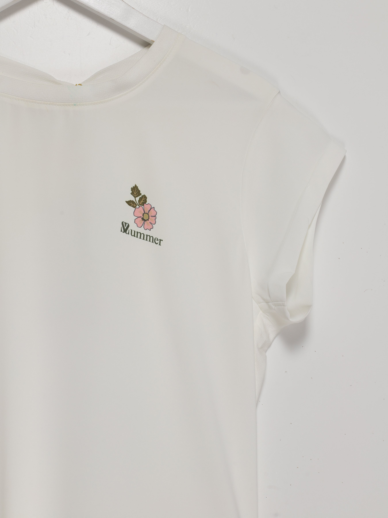 Футболка Sassofono модель A202-SF-207112 МОЛОЧНИЙ Фото