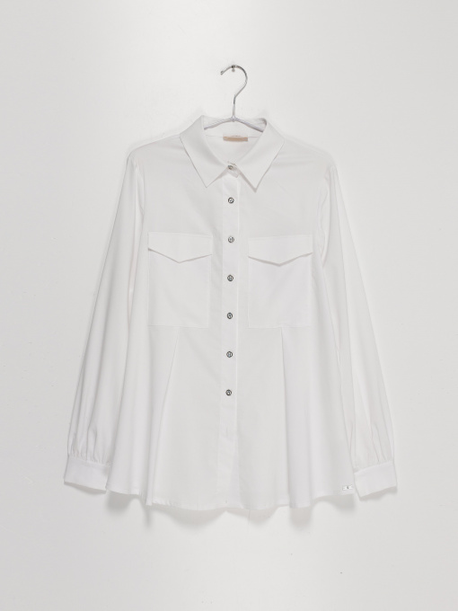 Рубашка повседневная Sassofono модель A202-SF-420152 БІЛИЙ Фото