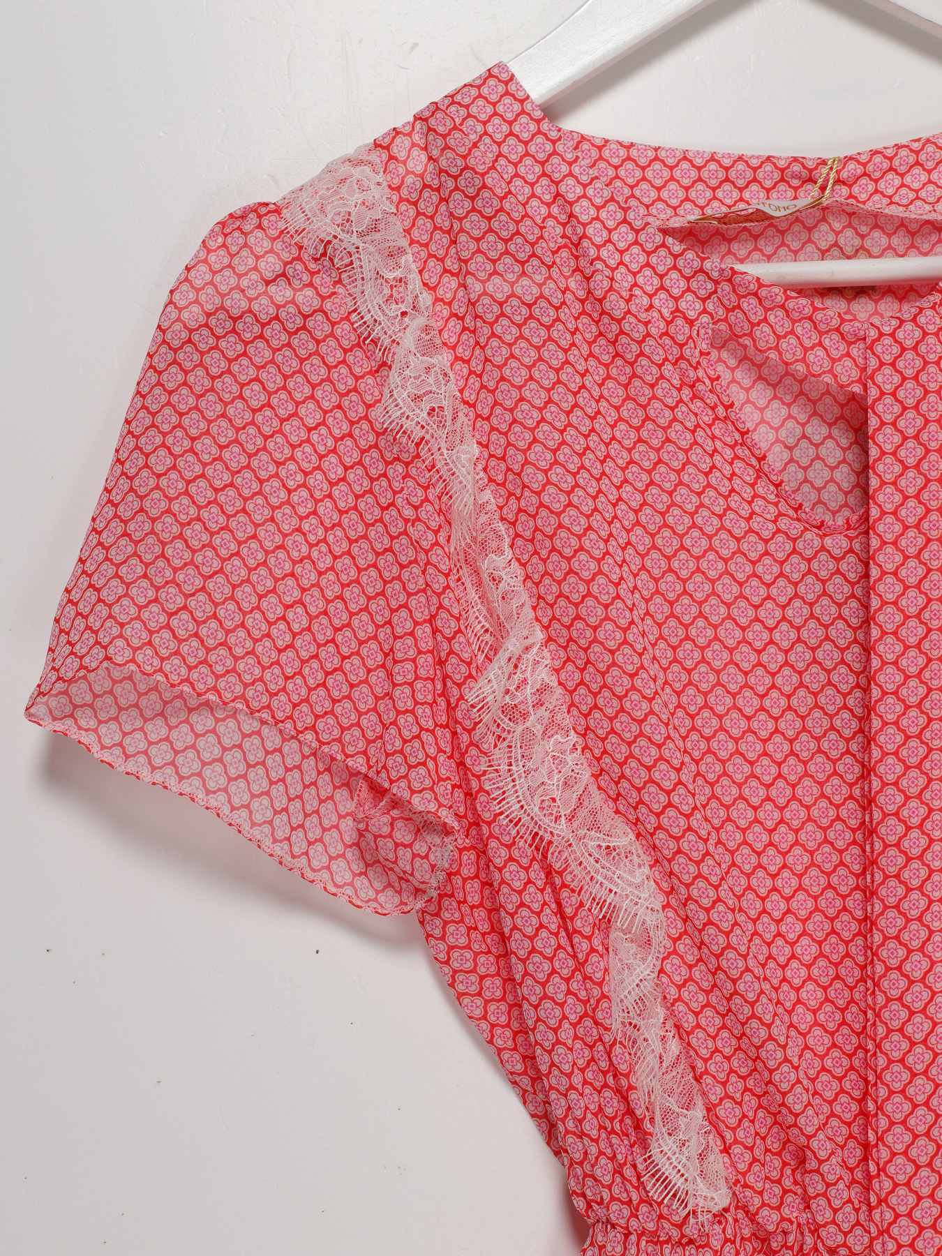 Блуза Sassofono модель A202-SF-46351 ЧЕРВОНИЙ Фото