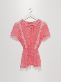 Блуза Sassofono модель A202-SF-46351 ЧЕРВОНИЙ Фото