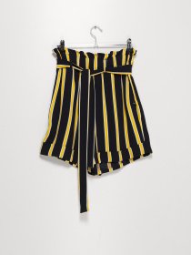 Повсякденні шорти Sassofono модель A202-SF-47200-1 Чорний-Жовтий Фото