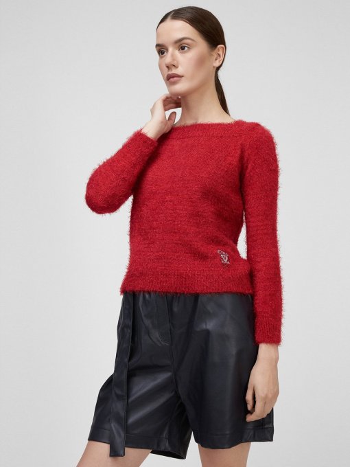 Светр Sassofono модель A201-SC-6786, Червоний Фото