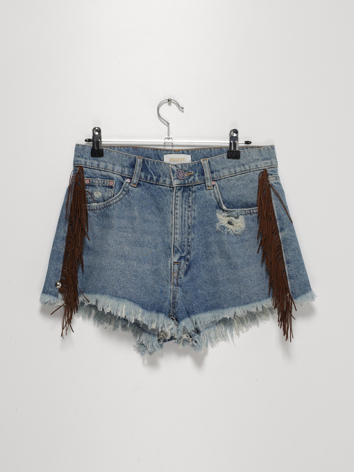 Джинсові шорти Sassofono модель A202-SF-60551 Блакитний Фото