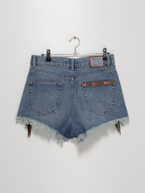 Джинсовые шорты Sassofono модель A202-SF-60551 Блакитний Фото