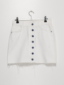 Юбка мини Sassofono модель A202-SF-608008 Білий Фото