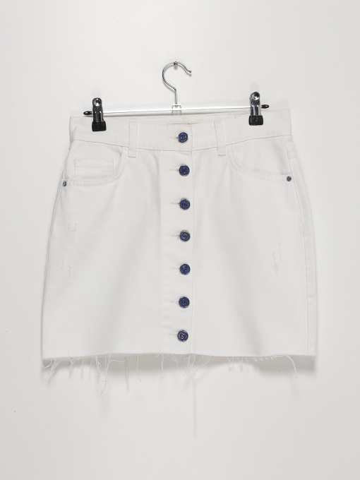 Юбка мини Sassofono модель A202-SF-608008 Білий Фото