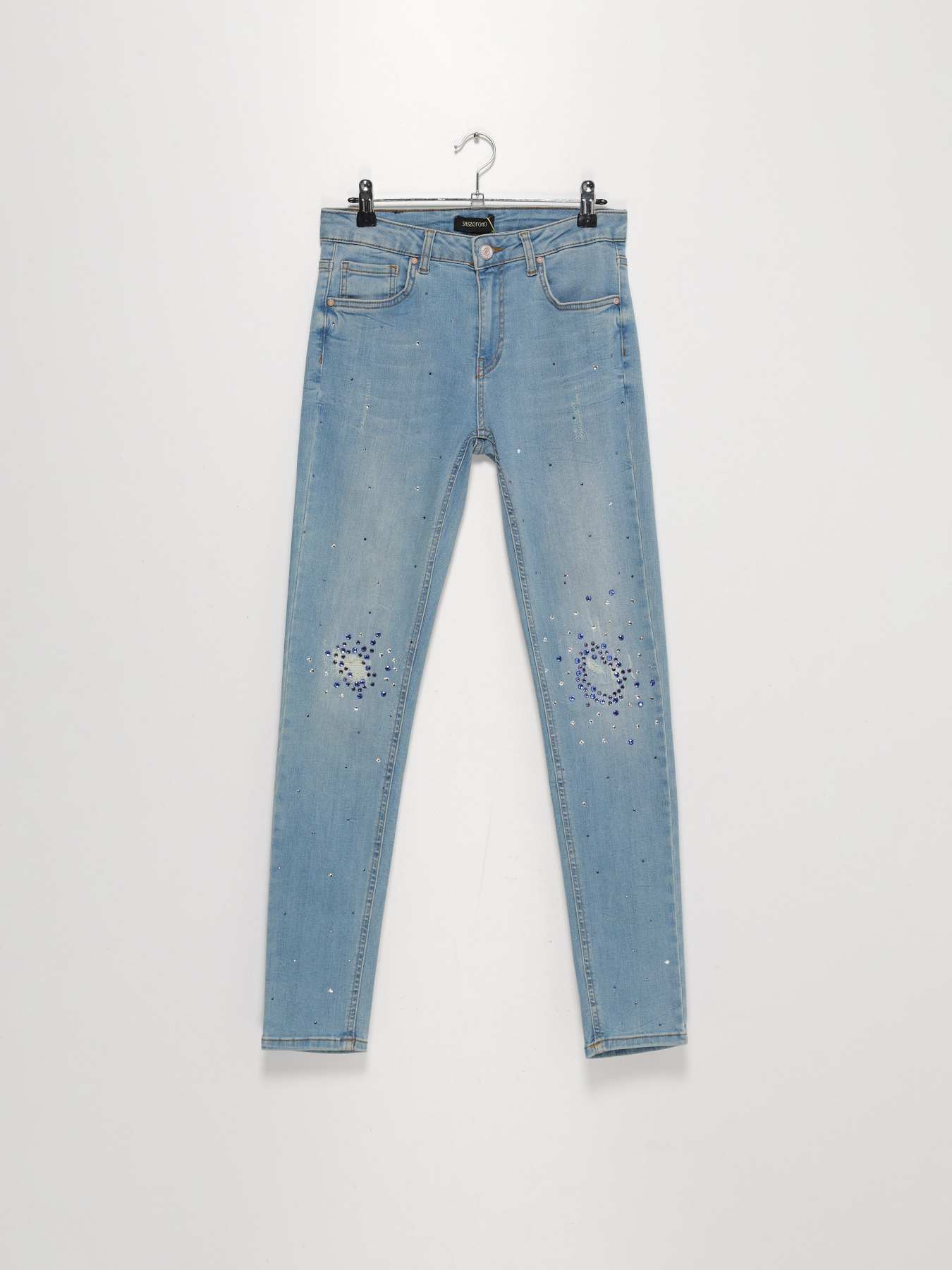 Завужені джинси Sassofono модель A202-SF-692011-1 БЛАКИТНИЙ Фото
