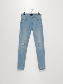 Завужені джинси Sassofono модель A202-SF-692011-1 БЛАКИТНИЙ Завужені джинси Sassofono модель A202-SF-692011-1 БЛАКИТНИЙ Фото