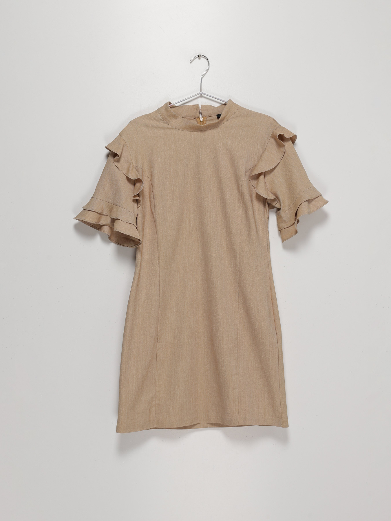 Платье мини Sassofono модель A191-SC-115171 КЕМЕЛ Фото