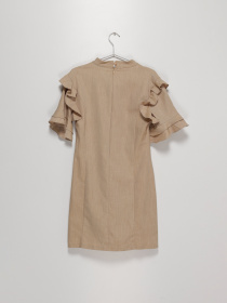 Платье мини Sassofono модель A191-SC-115171 КЕМЕЛ Фото