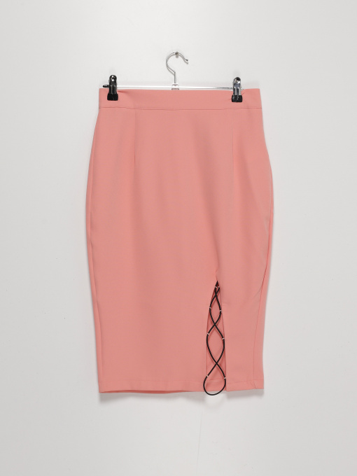 Юбка миди Sassofono модель A191SC8YE143 ПУДРОВИЙ Фото