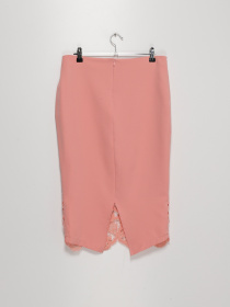 Юбка миди Sassofono модель A191SC8YE355 ПУДРОВИЙ Фото