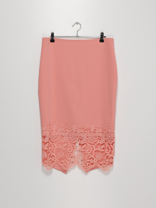 Юбка миди Sassofono модель A191SC8YE355 ПУДРОВИЙ Фото