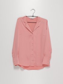 Рубашка Sassofono модель A191SC8YG110 ПУДРОВИЙ Фото