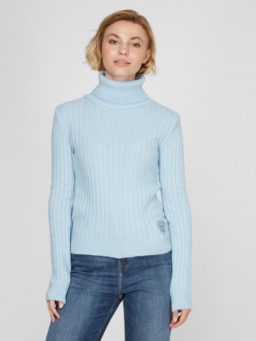 Свитер Sassofono модель A201-SC-7127, Блакитний Фото