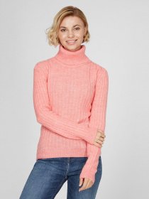Свитер Sassofono модель A201-SC-7127, Рожевий Фото