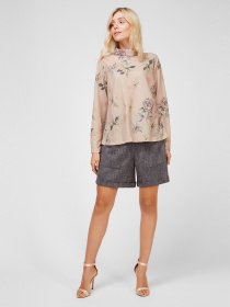 Шорты Sassofono модель A201-SF-369071, БОРДОВИЙ Фото