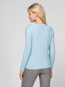 Свитер Sassofono модель A201-SC-7132, Блакитний Фото