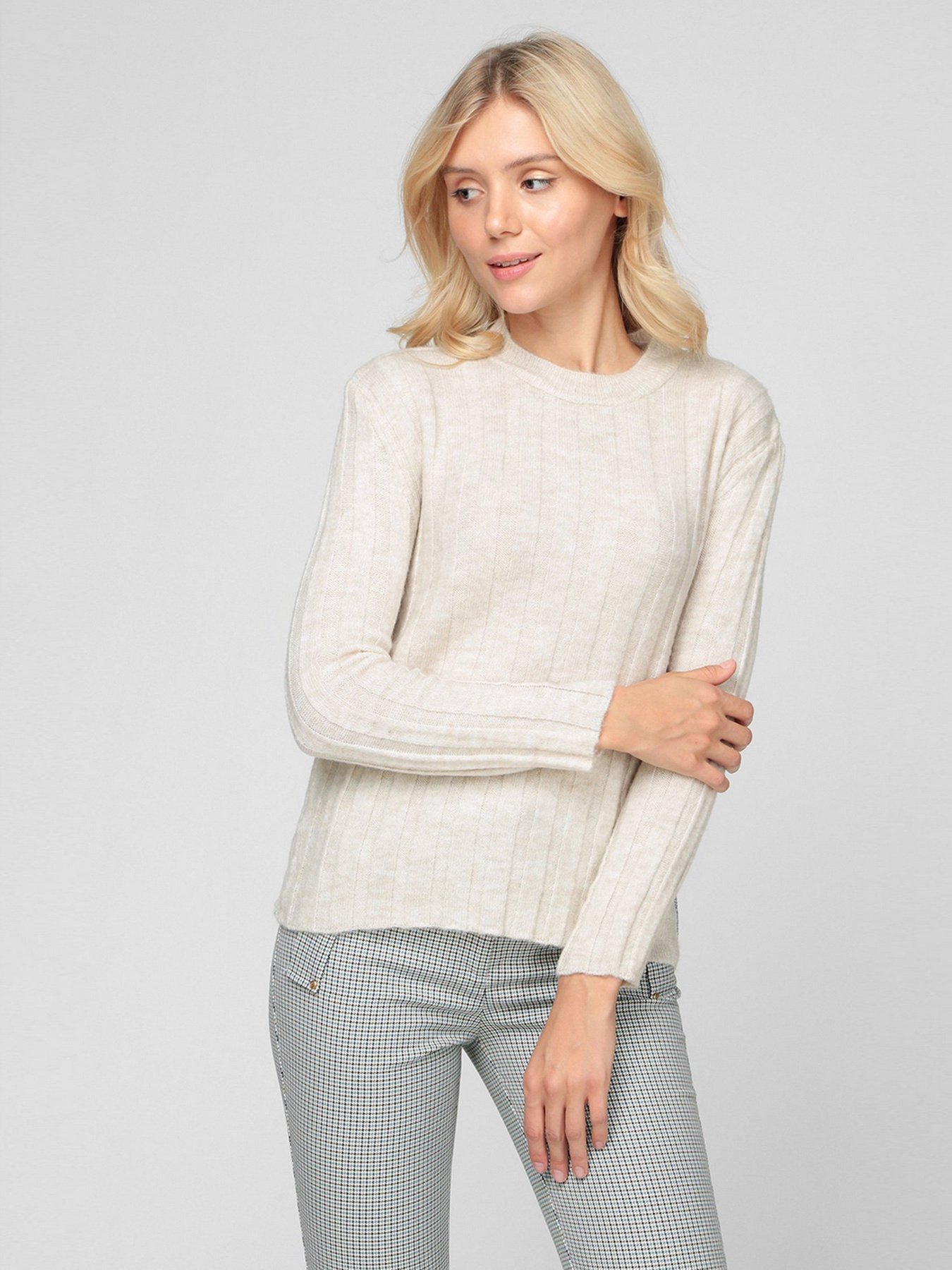 Свитер Sassofono модель A201-SC-7132, Камяний Фото