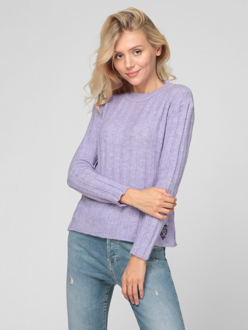 Свитер Sassofono модель A201-SC-7132, Ліловий Фото