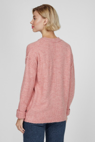 Свитер Sassofono модель A201-SC-7186 РОЖЕВИЙ Фото