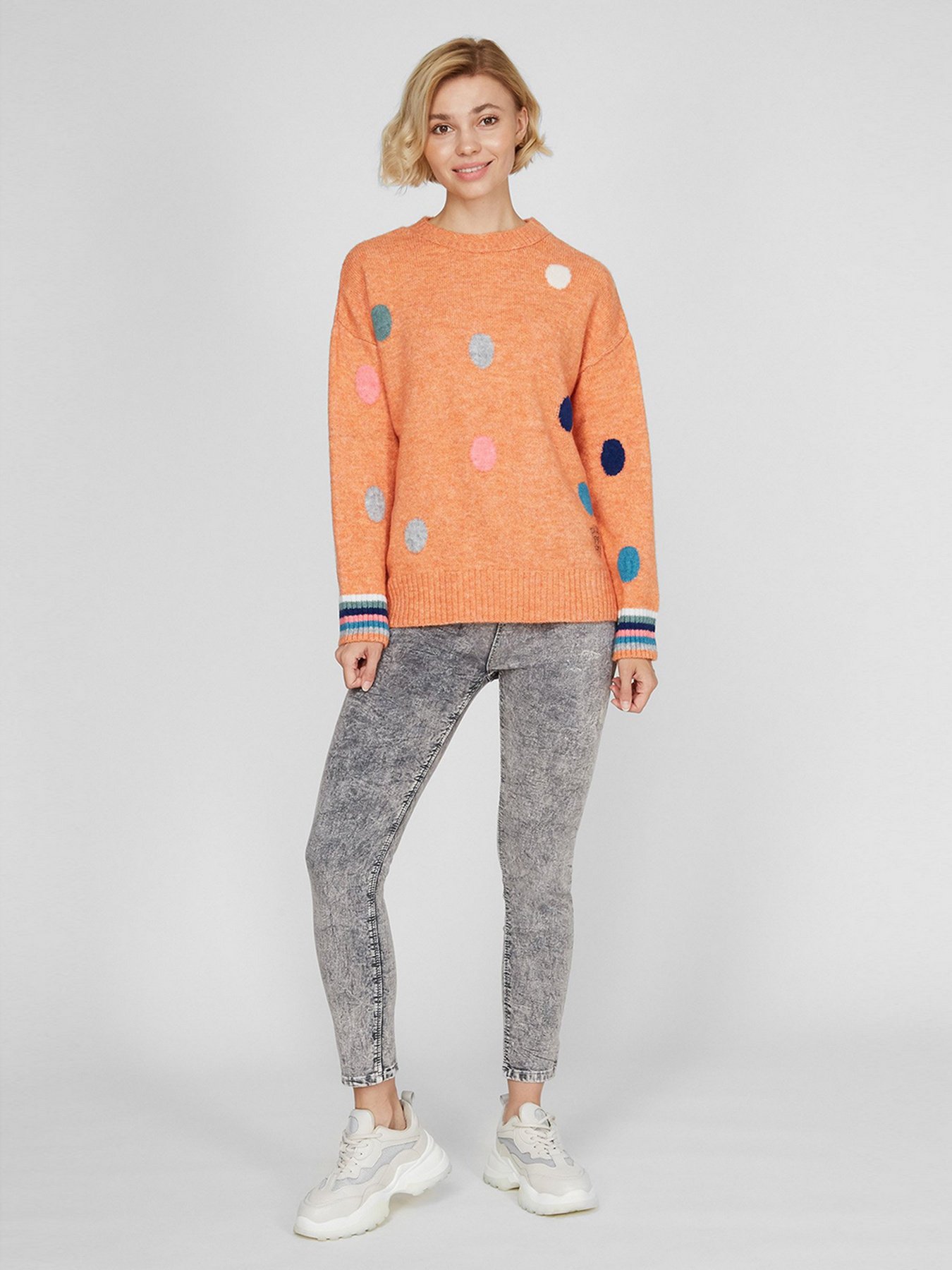 Свитер Sassofono модель A201-SC-7201, Лососевий Фото