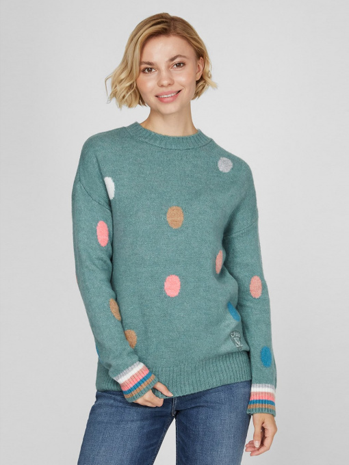 Свитер Sassofono модель A201-SC-7201, Мята Фото