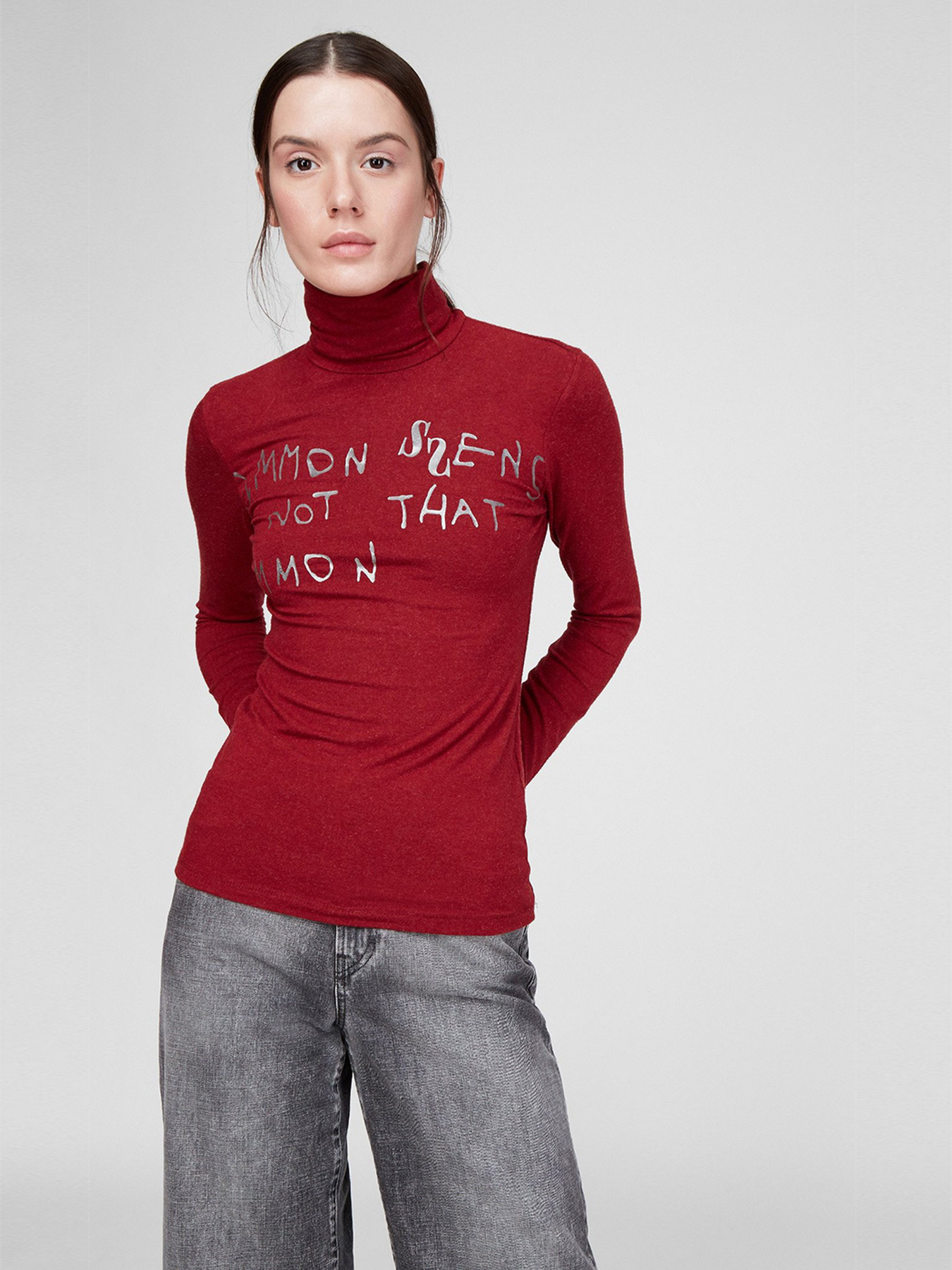 Водолазка Sassofono модель A191-SF-381111, ЧЕРВОНИЙ Фото