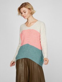 Свитер Sassofono модель A201-SC-7234, Рожевий Фото