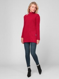 Свитер Sassofono модель A201-SC-7235, Червоний Фото