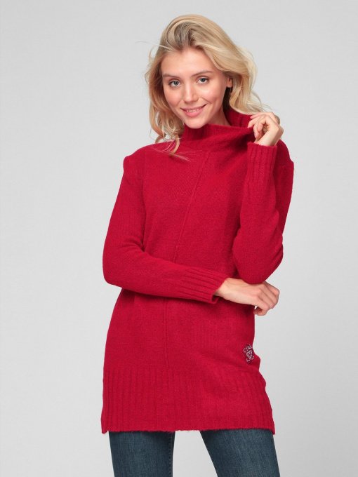 Свитер Sassofono модель A201-SC-7235, Червоний Фото