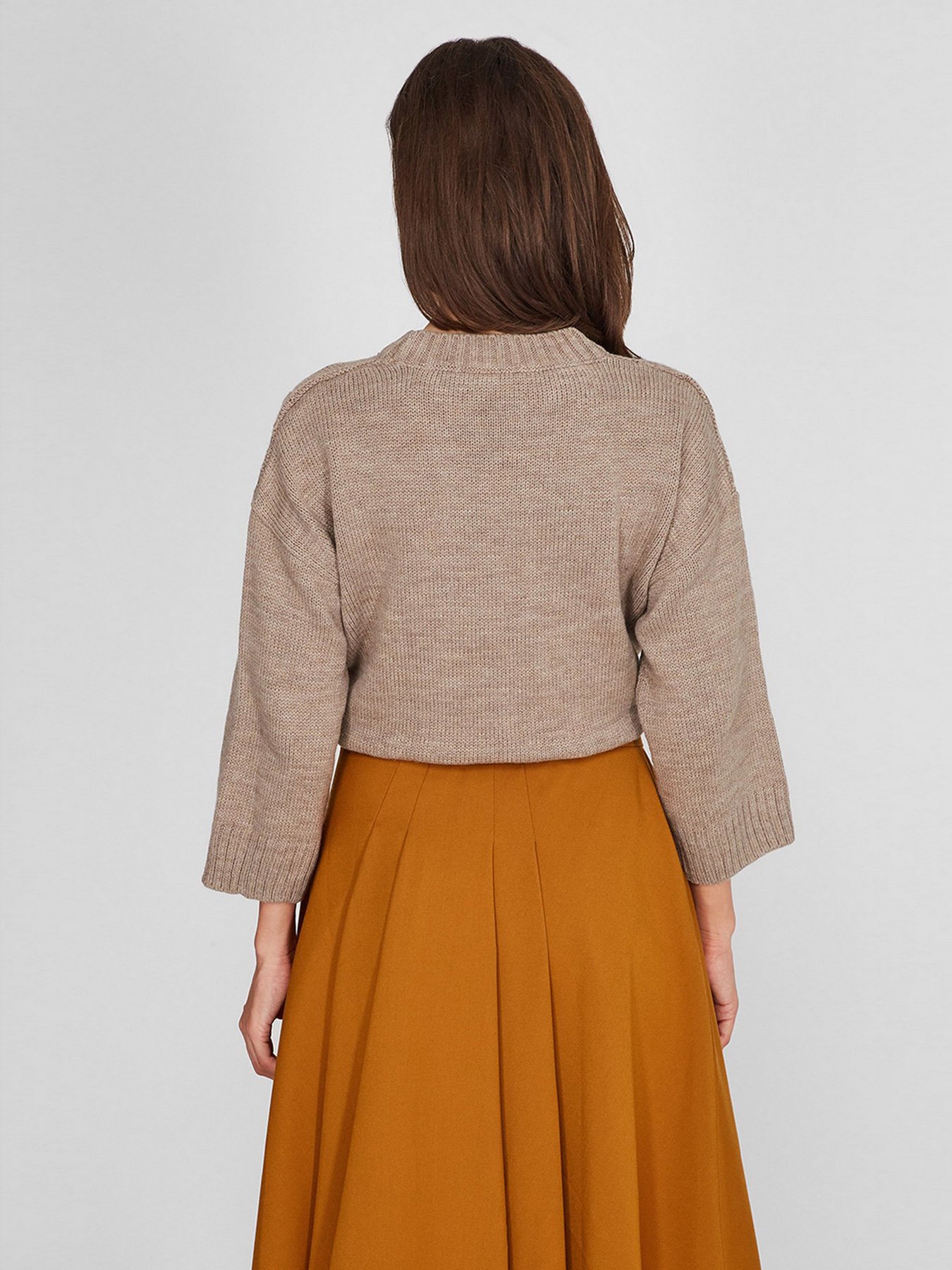 Свитер Sassofono модель A201-SC-8003, Норковий Фото