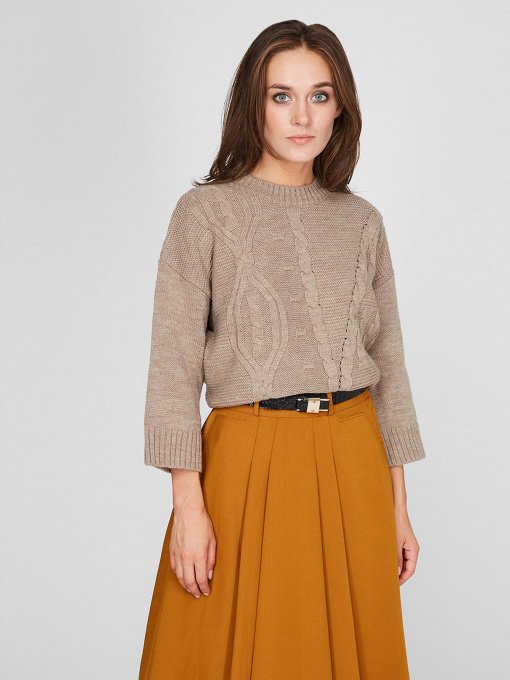 Светр Sassofono модель A201-SC-8003, Норковий Фото