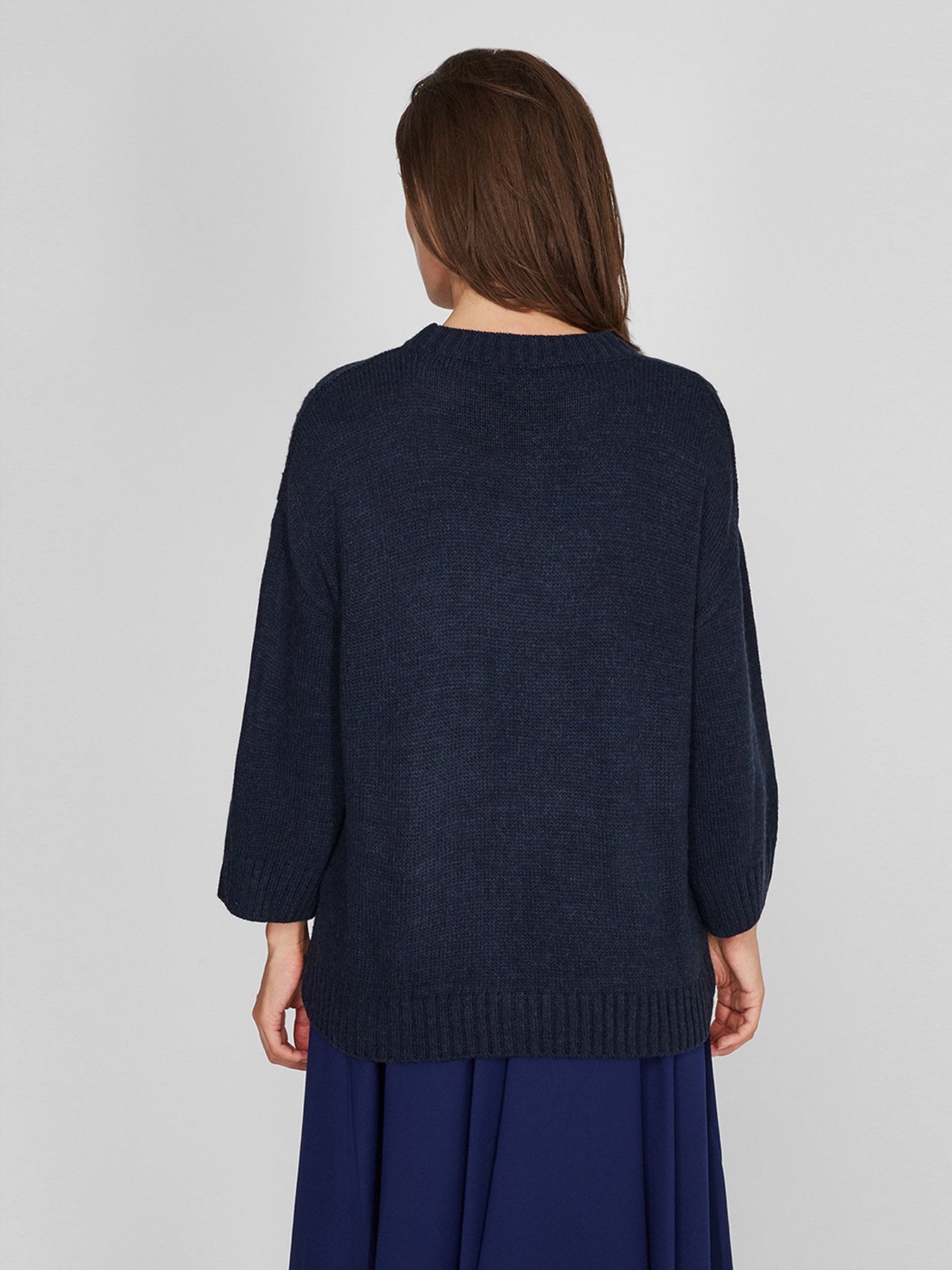 Свитер Sassofono модель A201-SC-8003, Синій Фото