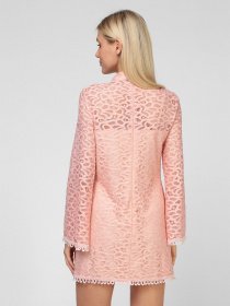 Сукня міді Sassofono модель A191-SF-309171, Пудра Сукня міді Sassofono модель A191-SF-309171, Пудра Фото