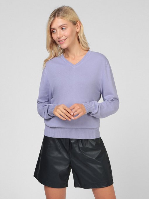 Свитер Sassofono модель A201-SF-480141-1, ЛІЛОВИЙ-2 Фото