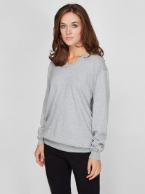 Свитер Sassofono модель A201-SF-480141-1, СІРИЙ Свитер Sassofono модель A201-SF-480141-1, СІРИЙ Фото