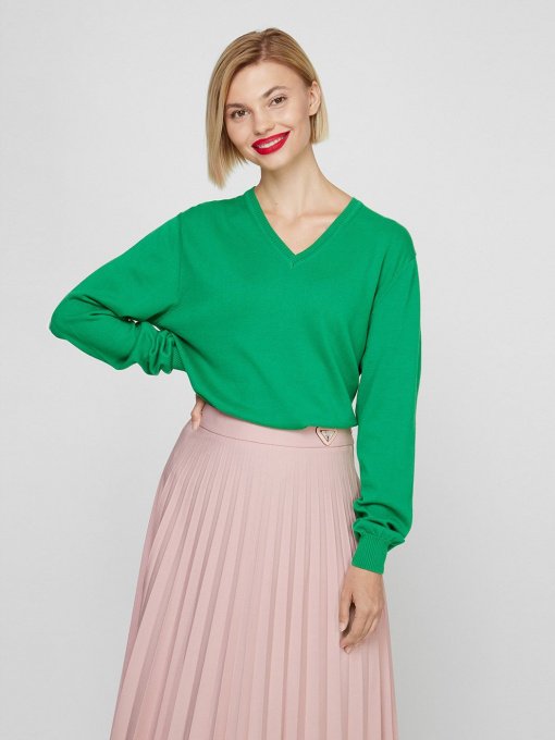 Свитер Sassofono модель A201-SF-480141-1, ФІСТАШКОВИЙ Фото