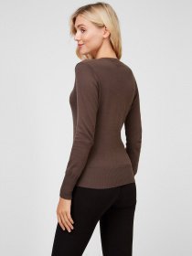 Свитер Sassofono модель A201-SF-480142, Коричневий Фото