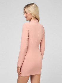 Платье мини Sassofono модель A191-SF-391171, Світло персиковий Фото