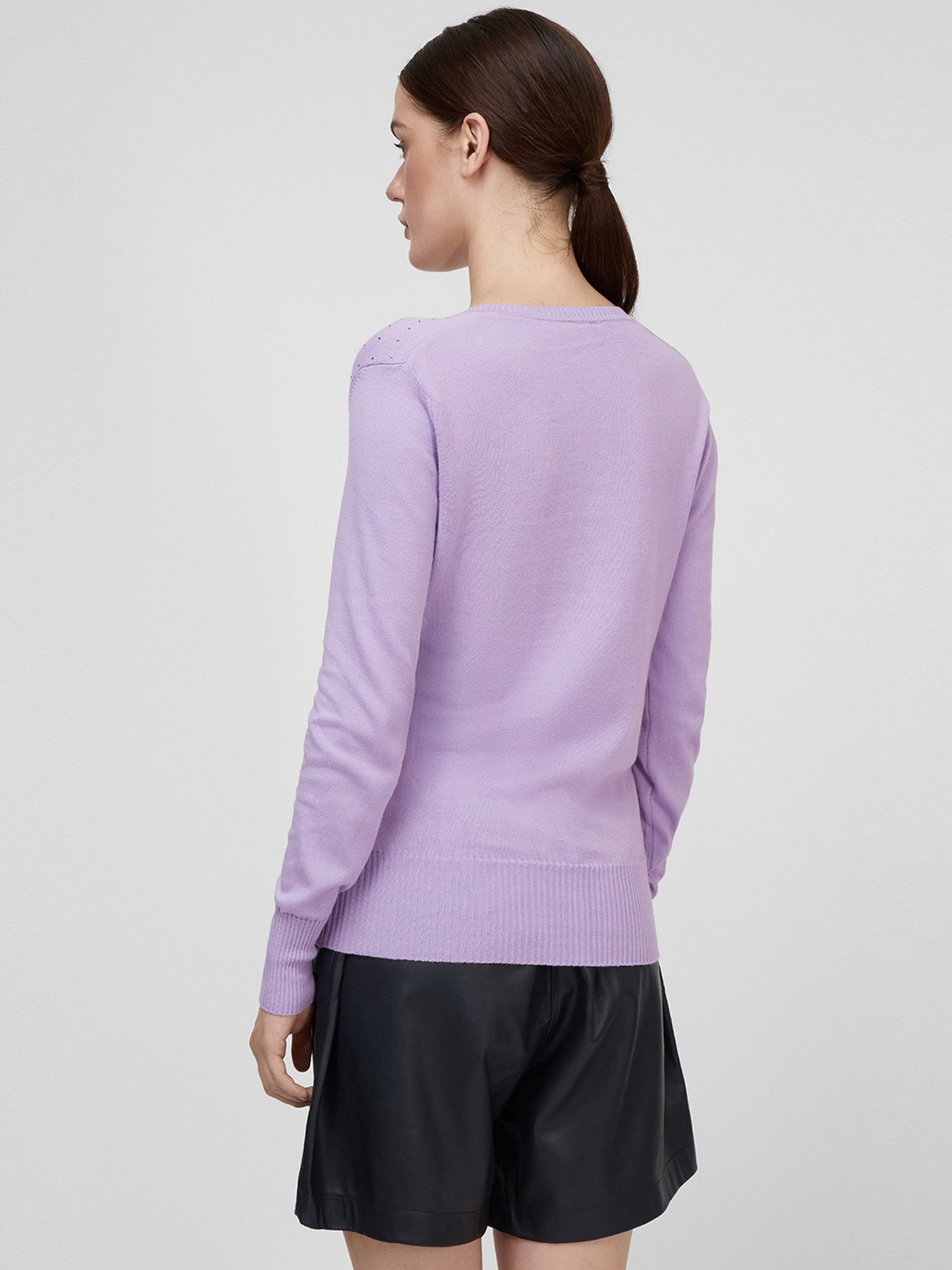 Джемпер Sassofono модель A201-SF-480142, Ліловий-1 Фото