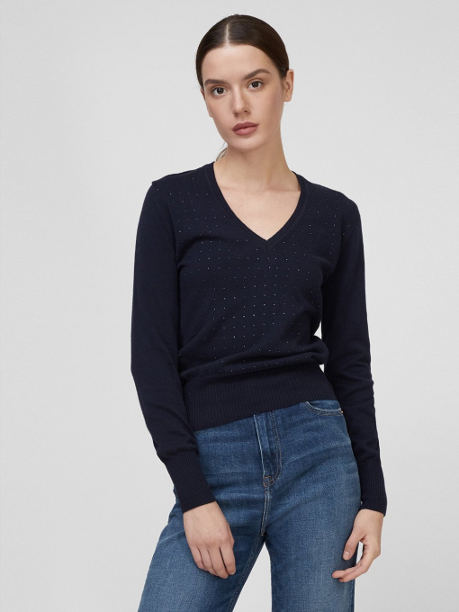 Свитер Sassofono модель A201-SF-480142, Синій Фото