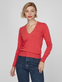 Свитер Sassofono модель A201-SF-480142, Червоний-1 Фото